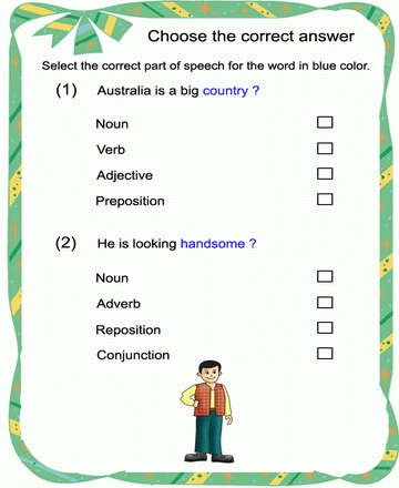 Part Of Speech 40 Sheet