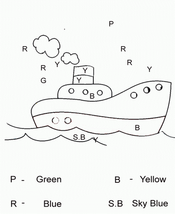 Drawing Dot To Dots Ship Sheet