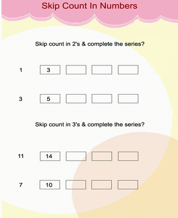 Skip Numbers 2 Sheet