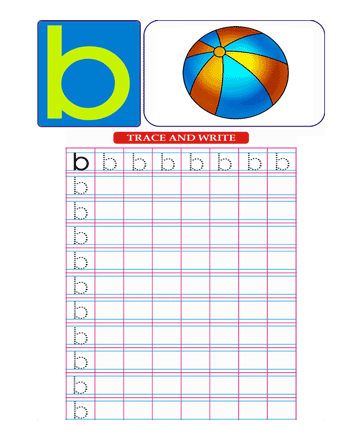 Small Letter B Sheet