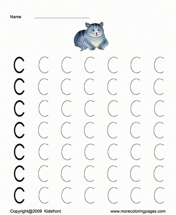 Small Letter Dot To Dots C Sheet