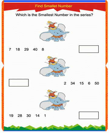 Smallest Number 14 Sheet