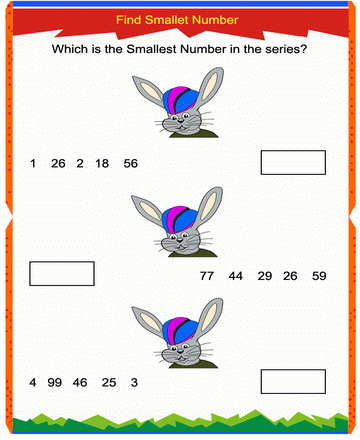 Smallest Number 17 Sheet