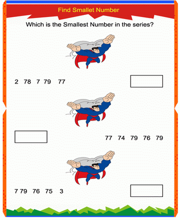 Smallest Number 31 Sheet