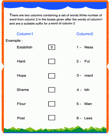 Suffix 11 Sheet