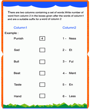 Suffix 19 Sheet