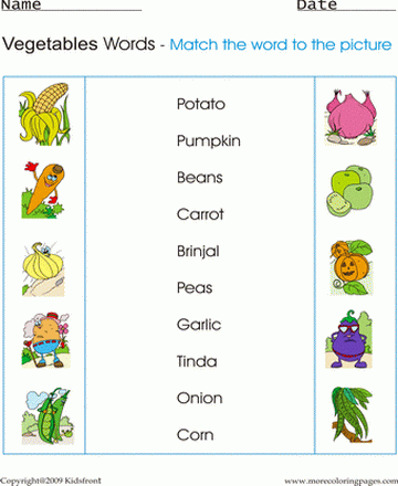 Vegitables Sheet