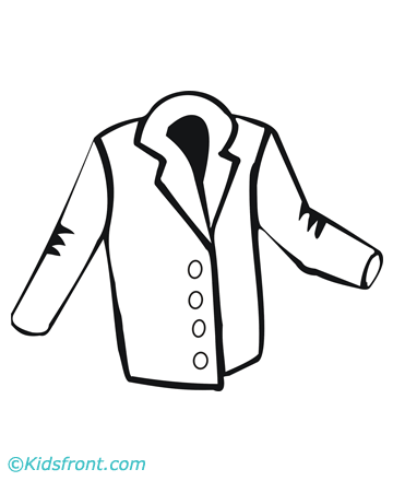 Coat Coloring Pages 8