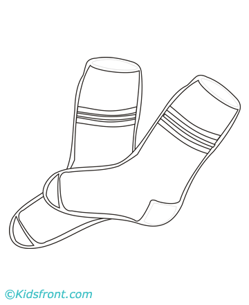 Socks Coloring Pages Printable