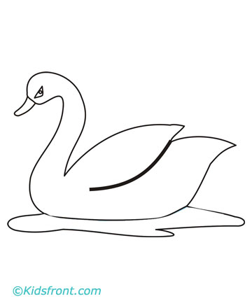 Swan Coloring Pages Printable