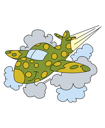 Aeroplane Speed Coloring Pages