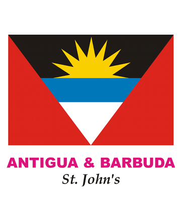 Antigua Barbuda Flag Coloring Pages