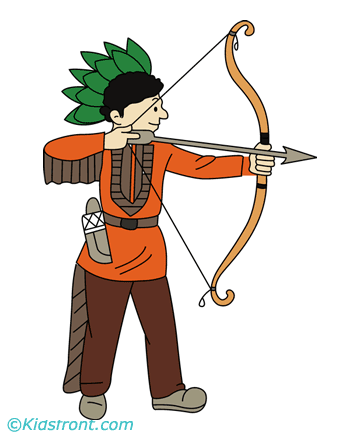 Perfact Archery Coloring Pages