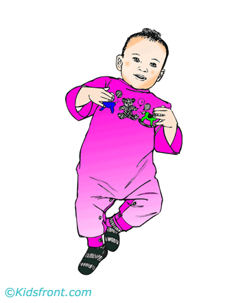 Baby Boy Coloring Pages