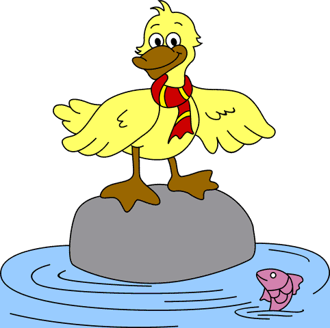 Baby Duck Coloring Pages