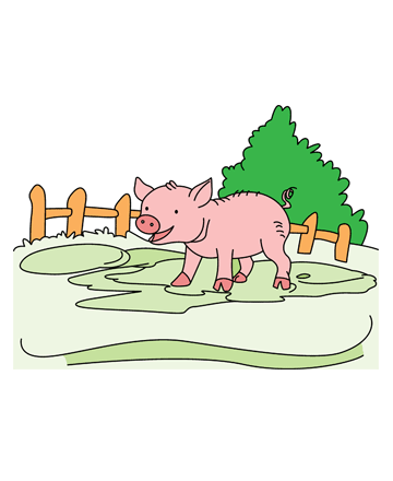 Baby Pig Coloring Pages