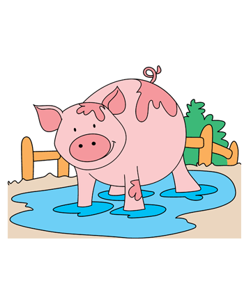 Baby Pig1 Coloring Pages