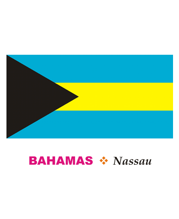 Bahamas Flag Coloring Pages