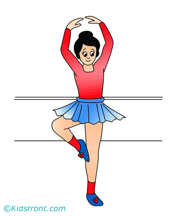 Ballerina Baby Coloring Pages