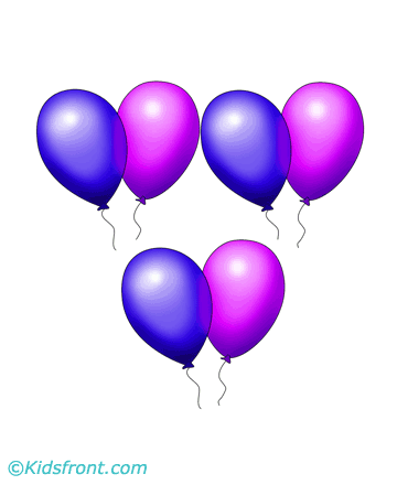 Balloon Coloring Pages