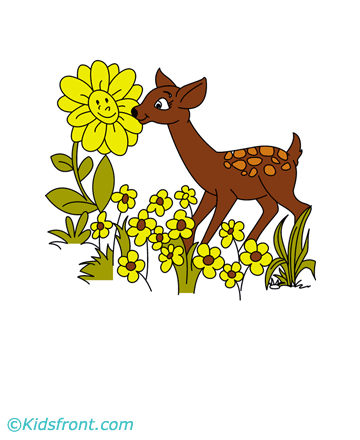 Bambi Games Coloring Pages
