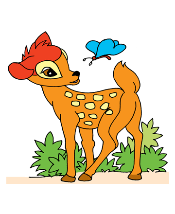 Bambi Picture Coloring Pages