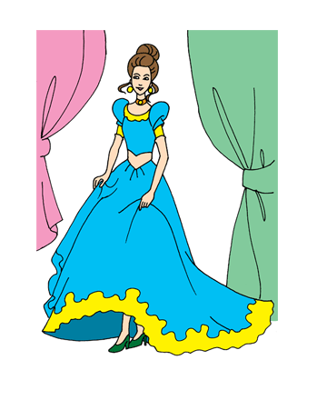 Barbie History Coloring Pages