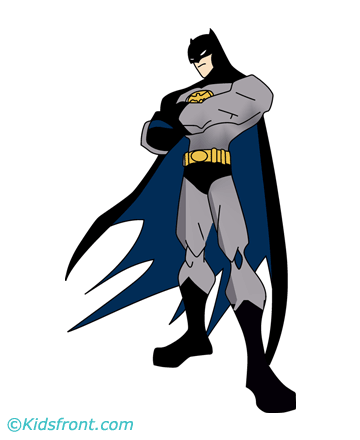 Powerful Batman Coloring Pages