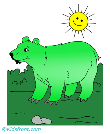 Bear Coloring Pages