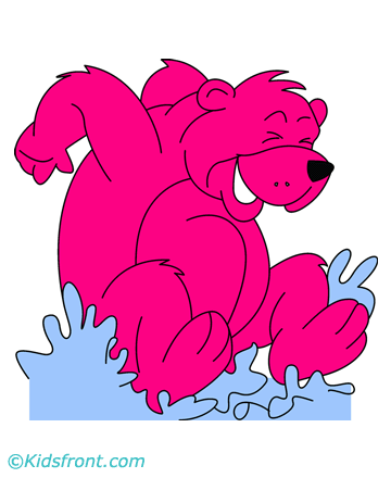 Wrestler Bear Coloring Pages