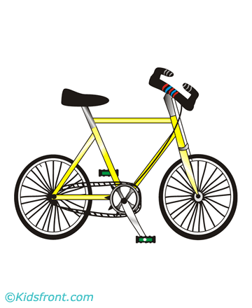 Bicycle Coloring Pages