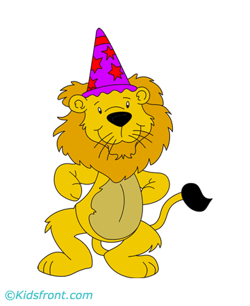 Birthday Cap Coloring Pages