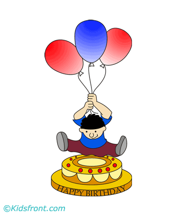 Birthday Balloons Coloring Pages