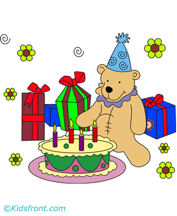 Birthday Themes Coloring Pages