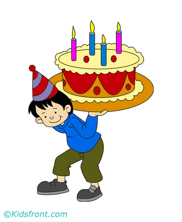 Kids Birthday Parties Coloring Pages