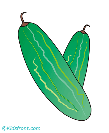 Bitter Gourd Coloring Pages
