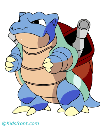 Blastoise Coloring Pages