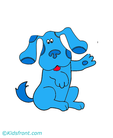 Blues Clues Joe Coloring Pages