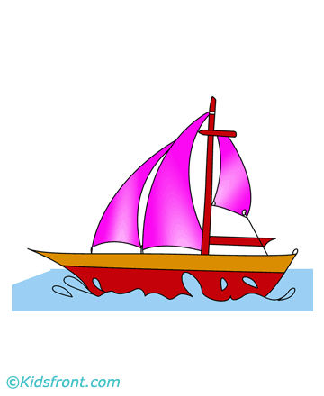 Beautiful Boat Coloring Pages