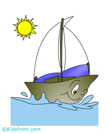 One Eyed Boat Coloring Pages