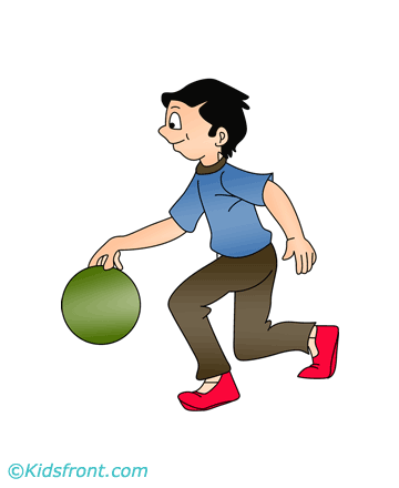 Bowling Player Coloring Pages