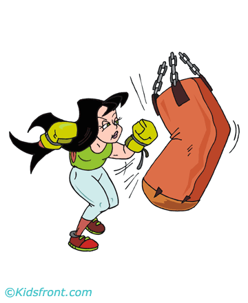 Boxing Coloring Pages