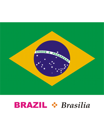 Brazil Flag Coloring Pages