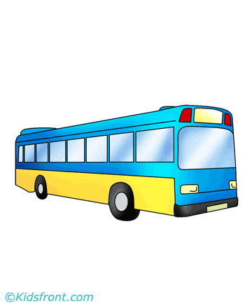 Bus Coloring Pages