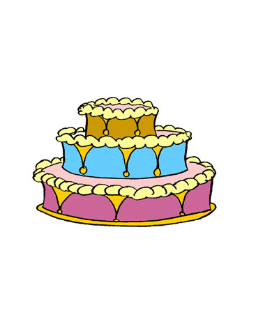 Cake Coloring Pages