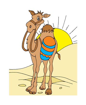 Camel Coloring Pages