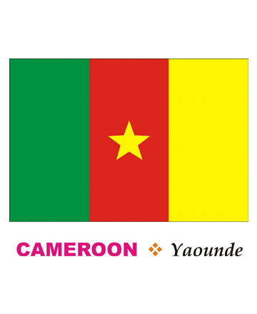 Cameroon Flag Coloring Pages