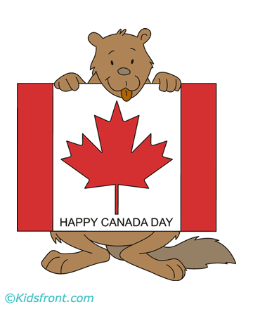 Canada Day Poster Coloring Pages