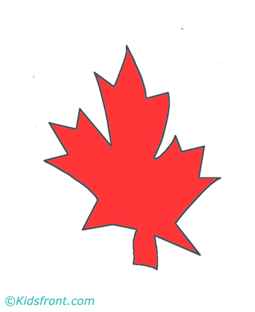 Maple Leaf Coloring Pages