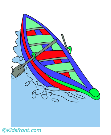 Sad Boat Coloring Pages